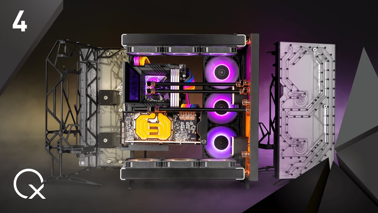 Exclusive: Building the QuantumX - NoCase Build | EK Expo CES24 | Day4