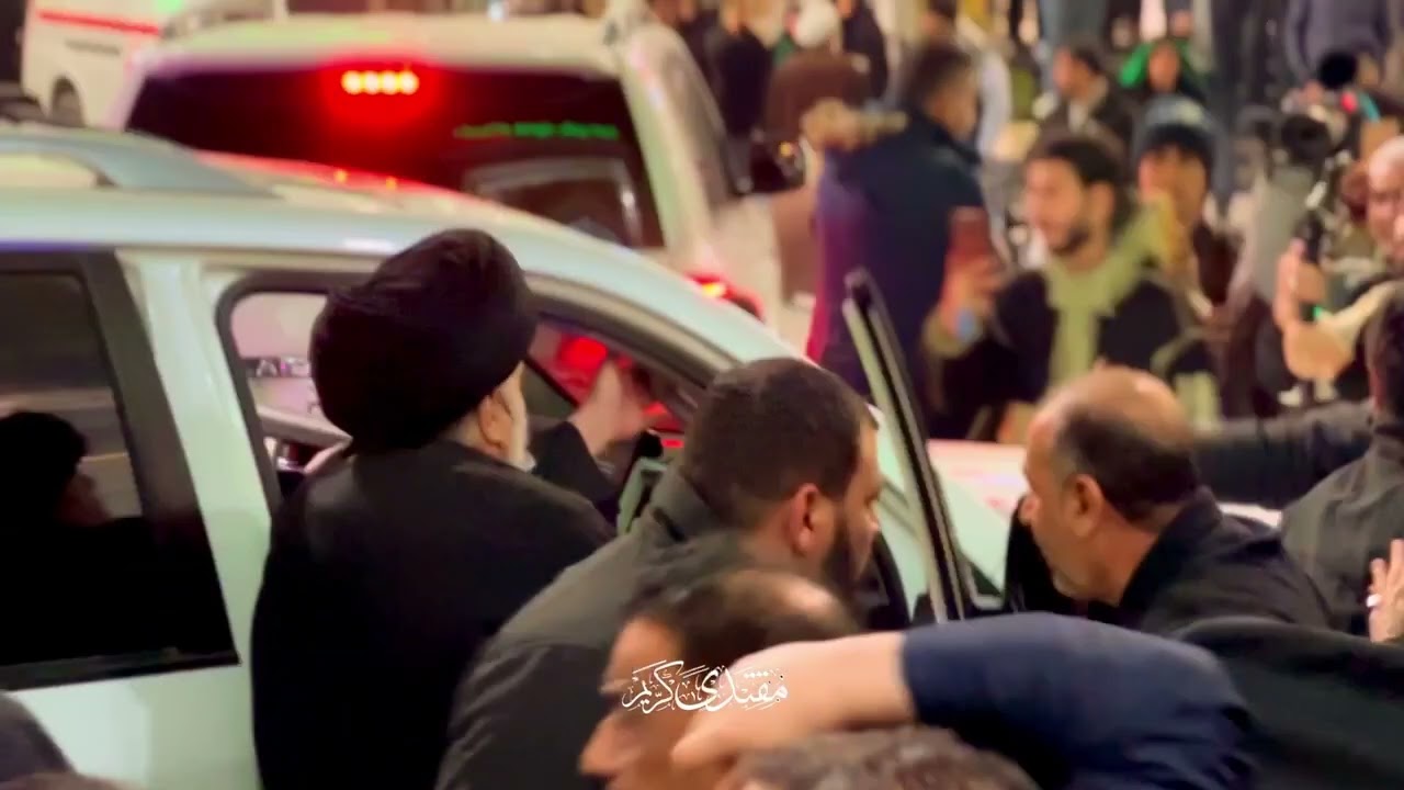 زيارة سَماحَةُ القائِد السَّيّد مُقتَدَىٰ الصَّدر (أعَزّهُ اللّٰهُ).كربلاء المقدسة