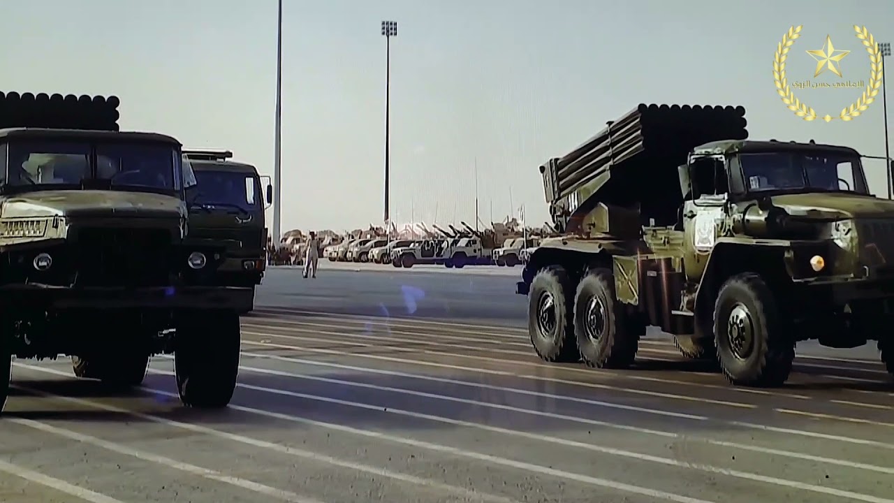 العرض المهيب للقوات المسلحة العربية الليبية
