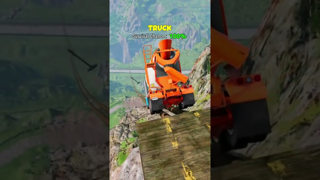 Which Car Will Survive? #Beamngdrive