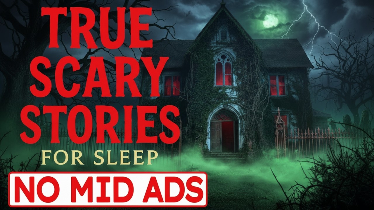 NO ADS 🛑 2 HOURS of TRUE Scary Stories for Sleep | Gentle Rain Sounds | Black Screen | Vol 00