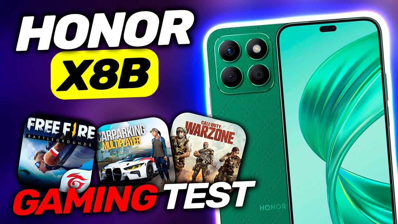 Honor X8B 🗿 FREE FIRE 4K 120FPS ❌ GAMING TEST 2024