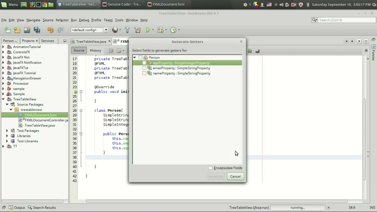 JavaFX TreeTableView Tutorial #2   Multiple Columns with Complex Data