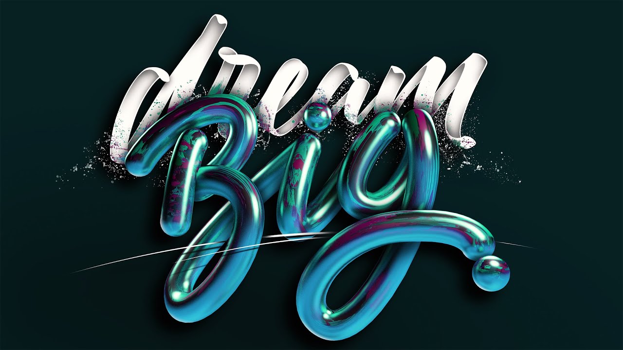Easy 3D Lettering Anyone Can Try!