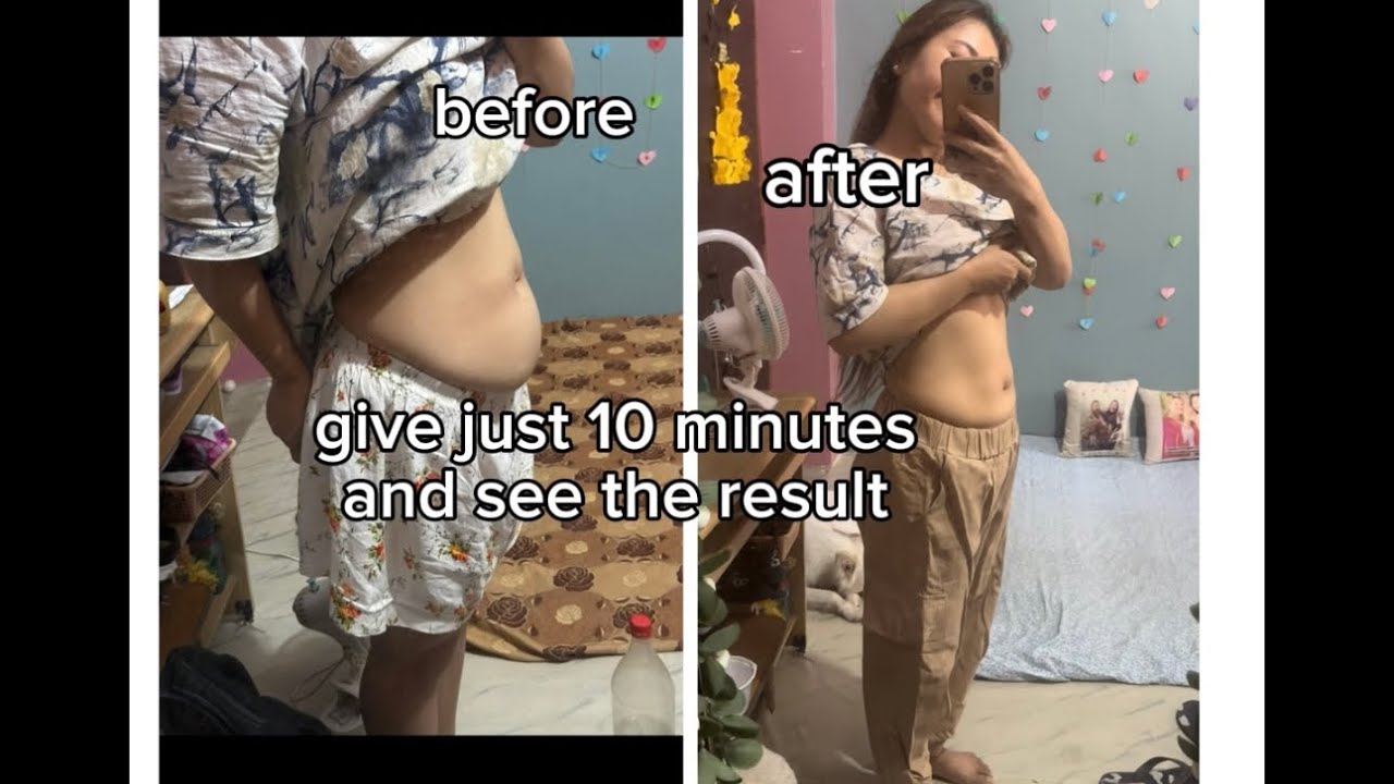 now say bye bye to your lower belly fat #30kgweightloss #nothingisimpossible