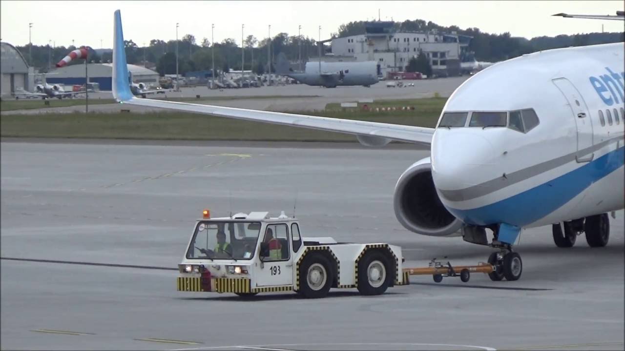 Enter Air's Boeing 737-800 - engines' test at Katowice Airport (KTW/EPKT).