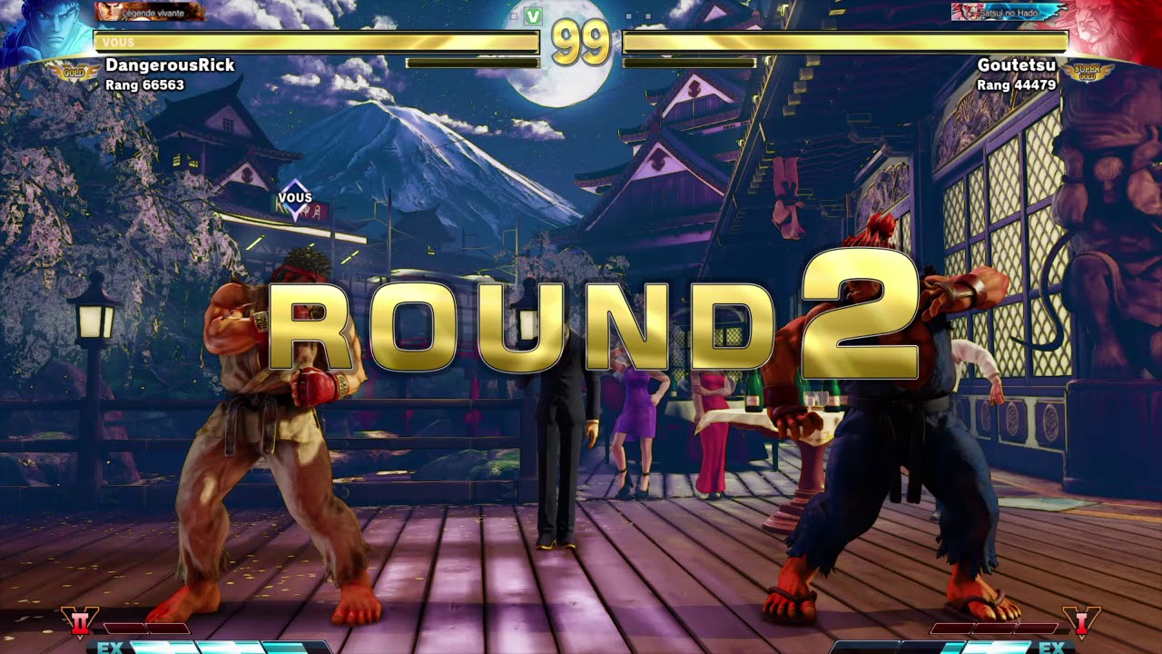 STREET FIGHTER V AE Ryu vs Akuma (Goutetsu)
