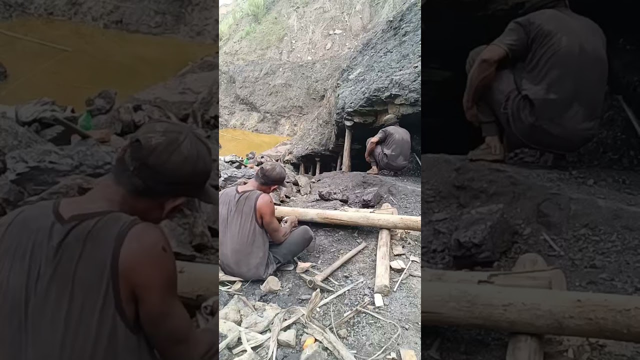 #coalmining fully risk work 😲 #tunnel #coalmining #coalindia #naginimora #nagaland #assam