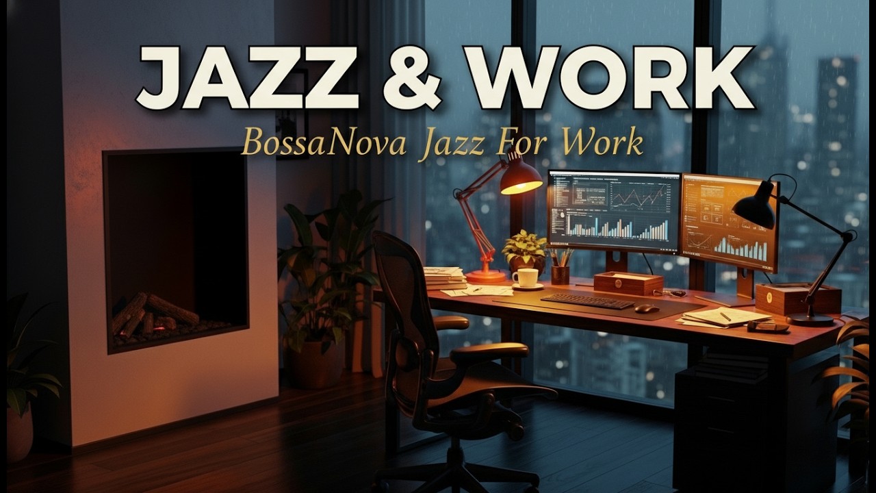Late Night Jazz & Ambient Bossa Nova Instrumental for Coffee, Calm Focus, Study & Work