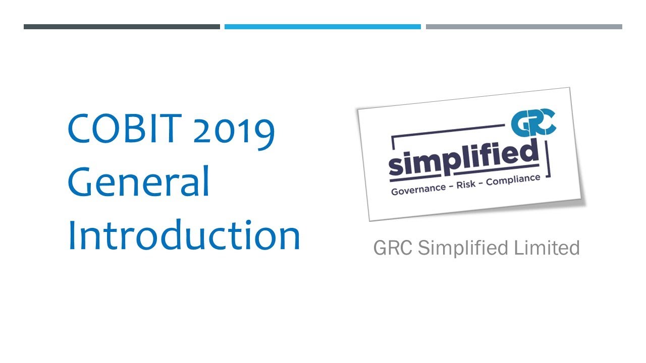 COBIT 2019 INTRODUCTION
