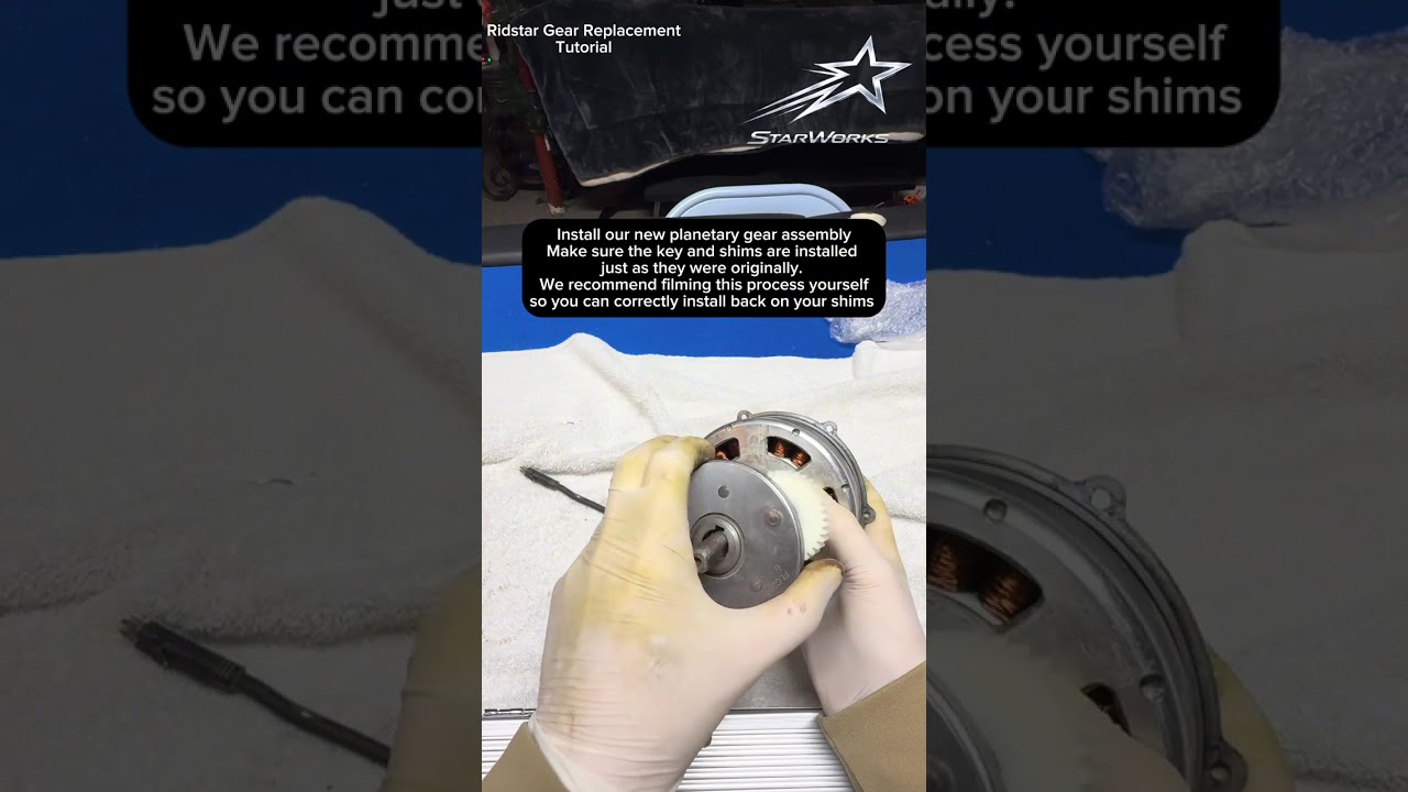 StarWorks E-Bike Hub Motor Planetary Gear Replacement (Ridstar and More)