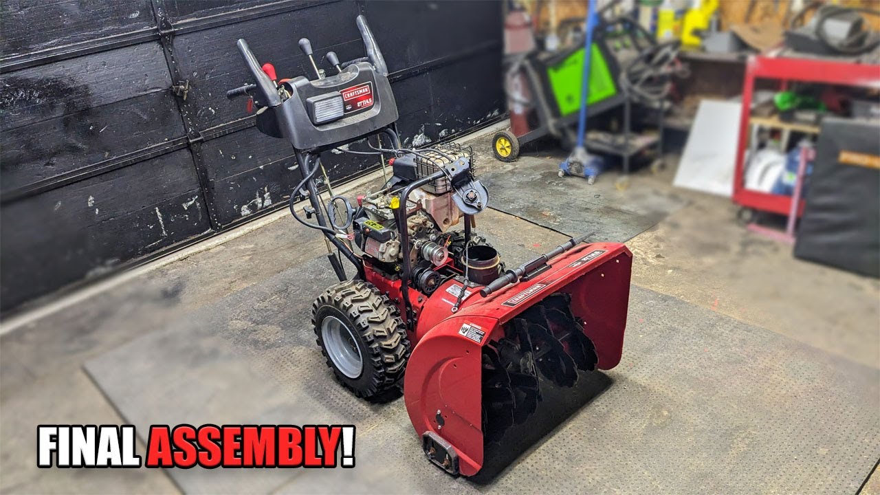 Swapping Engine Mounting Plates & Final Assembly - Craftsman 13.5/27