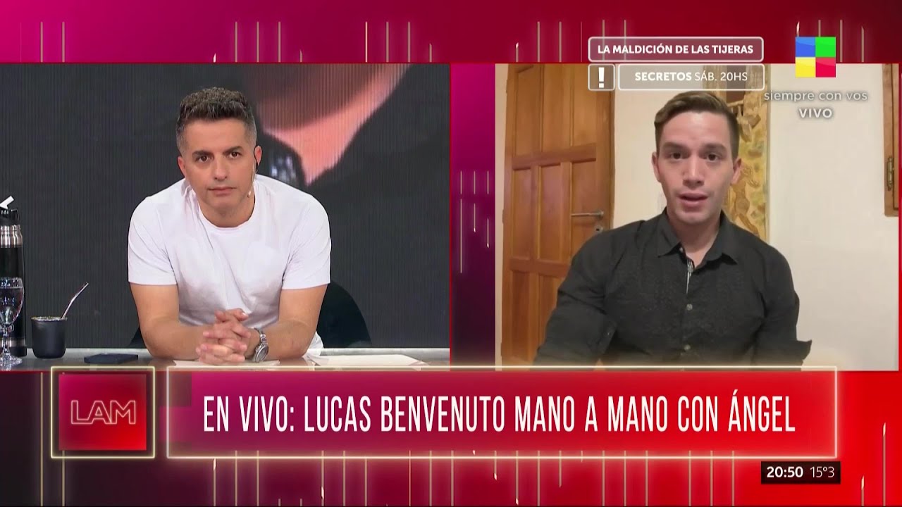 Lucas Benvenuto mano a mano en #LAM: 