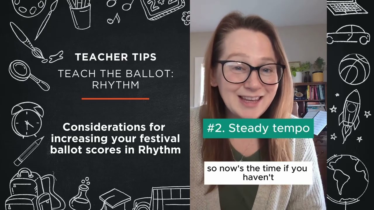 Sheet Music Direct Teacher Tips - Teach the Ballot: Rhythm