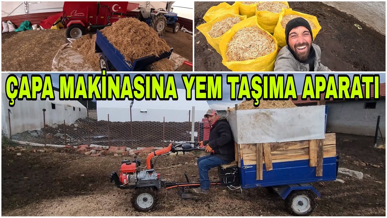 ÇAPA MAKİNASINA YEM TAŞIMA KASASI YAPTIK~İŞLER KOLAYLAŞTIMI~5 DAKİKADA TAMAMDIR