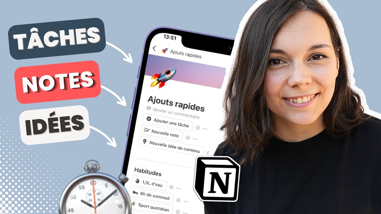 Le hack NOTION pour capturer ses idées facilement 💡 (TUTORIEL)