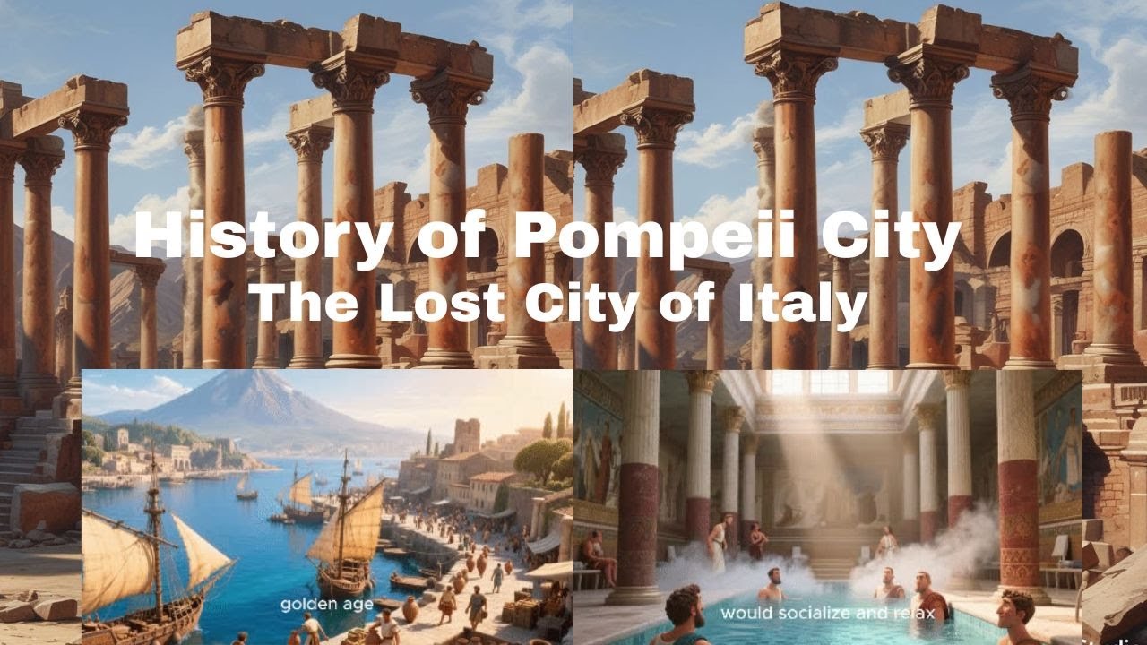 History of Pompeii City | The Lost City of Italy#kidstory #kids #englishstory #kidsvideo #cartoon
