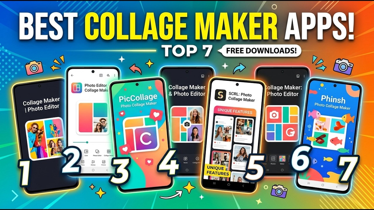Top 7 Best Collage Maker Apps | Create Amazing Photo Collages (2026)