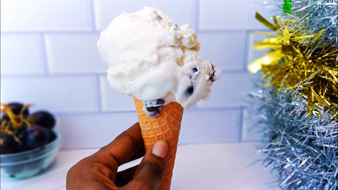 HOW TO MAKE GRAPE ICE-CREAM| BEST FRUIT ICE-CREAM #fruiticecream #icecream #viral #food