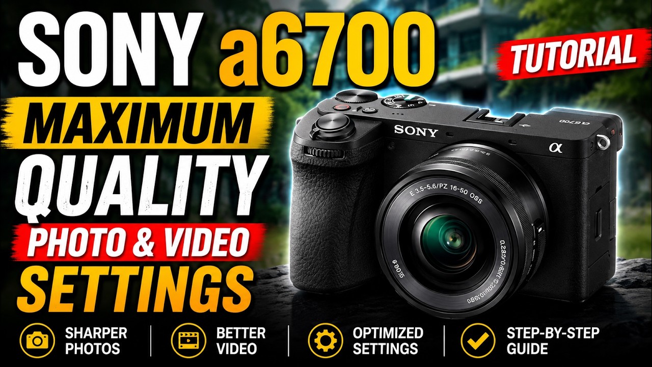 SONY a6700 Photo & Video settings explained & unlocked | IN DEPTH TUTORIAL