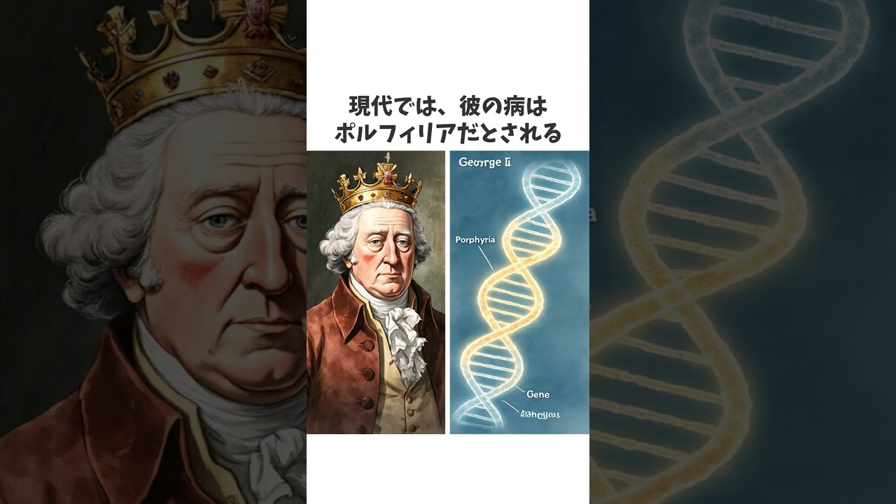 狂気のイギリス王ジョージ3世の奇行 #世界史 #歴史 #アニメ