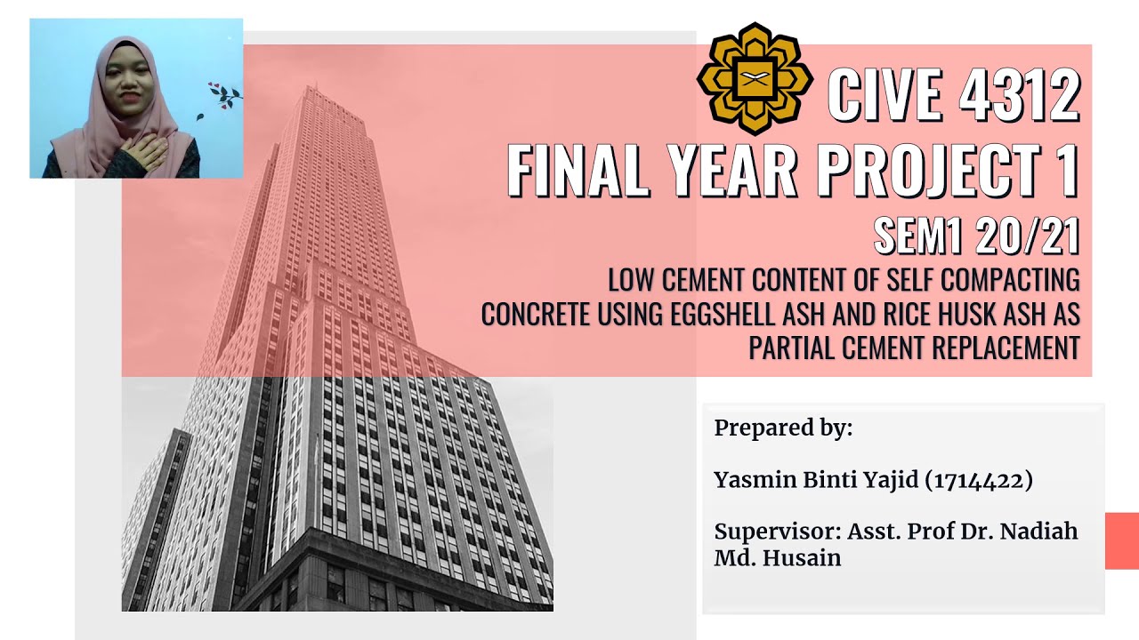 Self-Compacting Concrete Using Eggshell Ash and Rice Husk Ash As Partial Cement Replacement