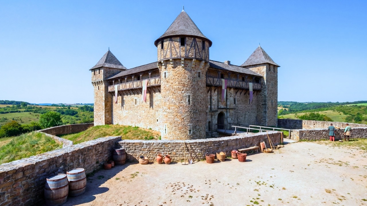 Así Era Un Castillo de Familia Noble en la Edad Media – Documental Medieval