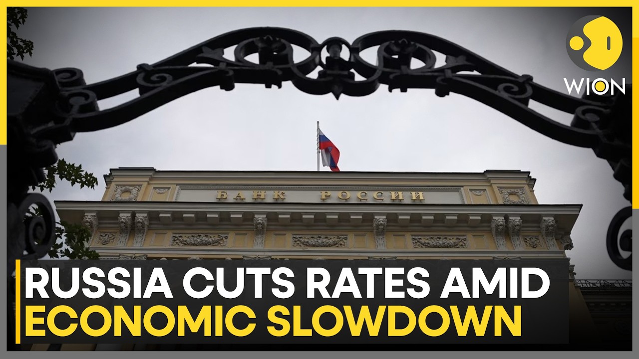 Russia Slashes Interest Rates Amid Economic Slowdown  | WION News