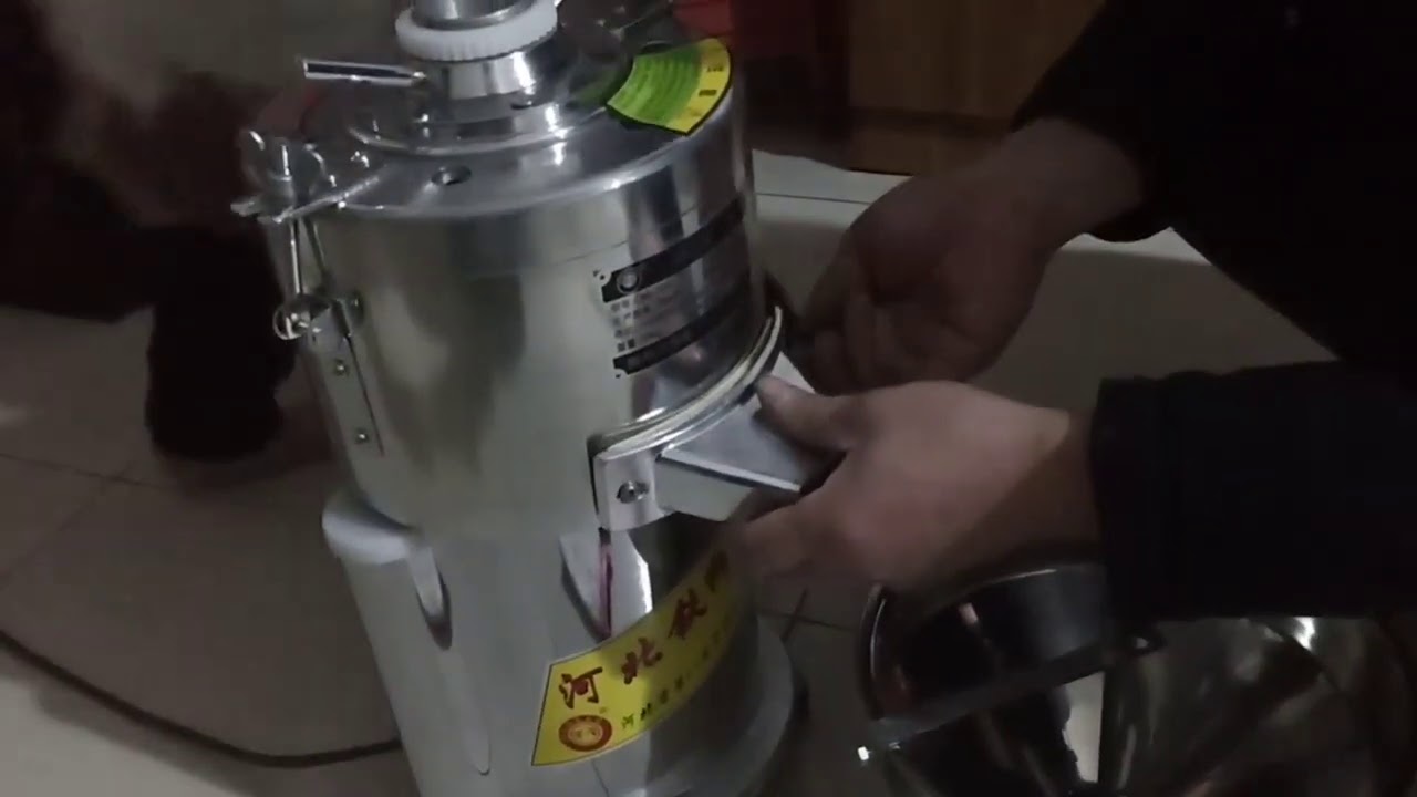 Assembly video of the Commercial Electric Sesame Peanut Butter Grinding Machine
