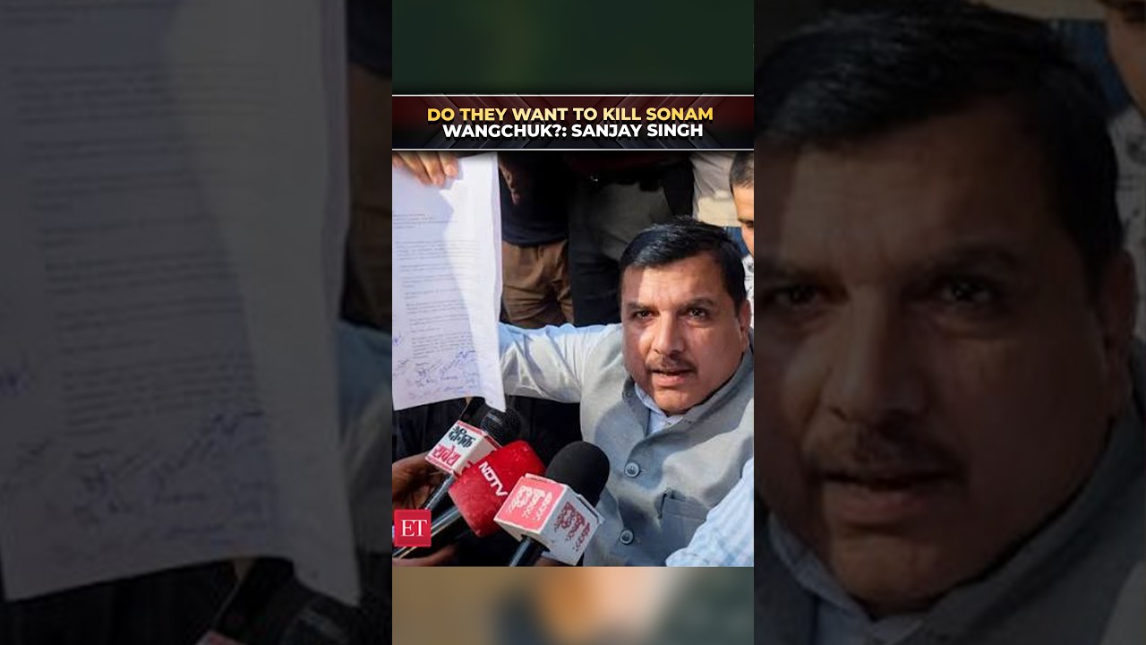 Sanjay Singh: &lsquo;Police stopping us from meeting hospitalised Sonam Wangchuk&rsquo;; &lsquo;first time in history&rsquo;
