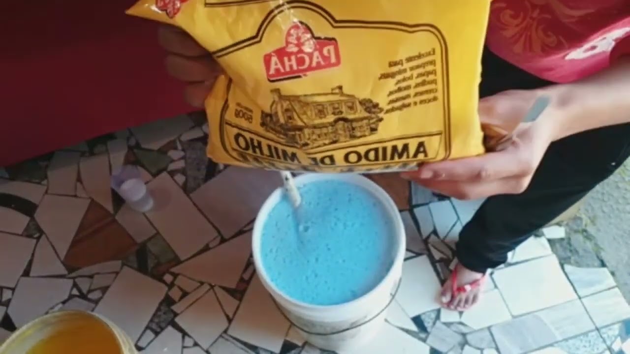 RECEITA DE SABÃO LÍQUIDO DE AMIDO DE MILHO/Rende mais de 20 litros/ #receitasfaceis