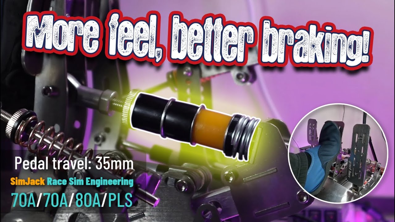 'SIM JACK Pro' RSE BRAKE TUNING KIT [REVIEW] Get this for a better performing pedal!