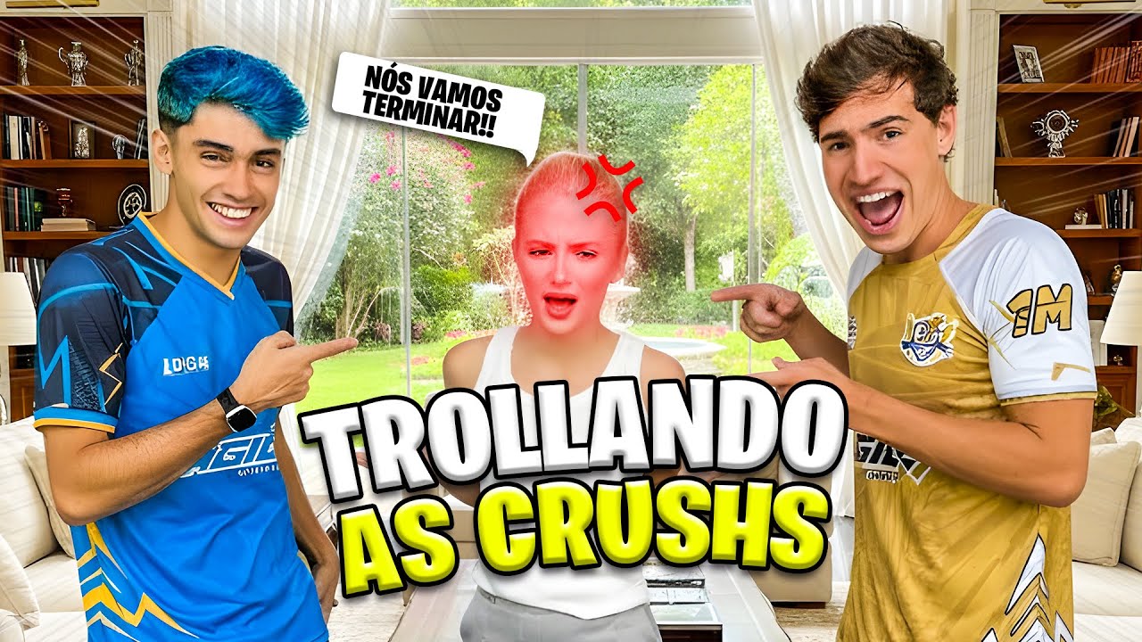 EU E LUISIN TROLLAMOS NOSSAS CRUSHS! *Elas vão terminar com a gente?