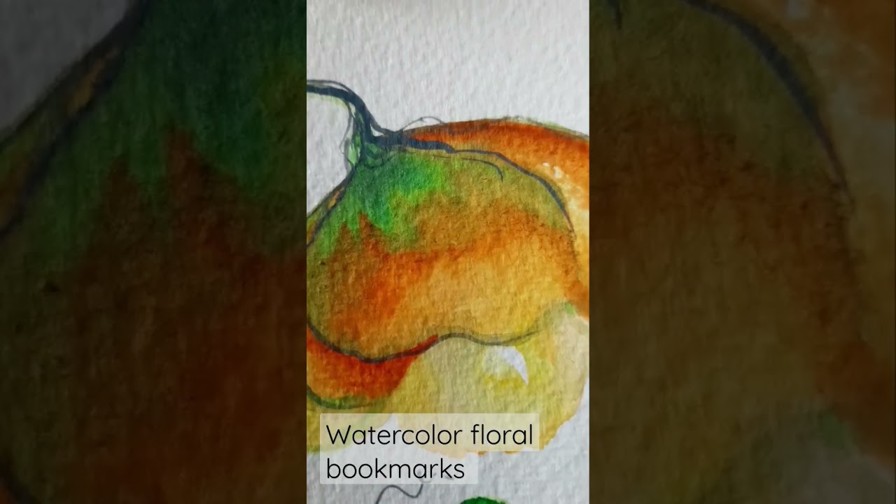 watercolor floral painting #watercolorpainting #floral #hegdeart #abstract