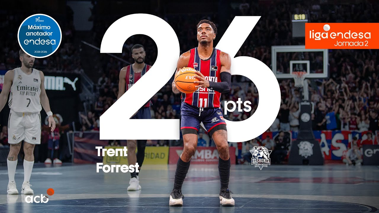 TRENT FORREST, Máximo Anotador Endesa de la Jornada 2 | Liga Endesa 2025-26