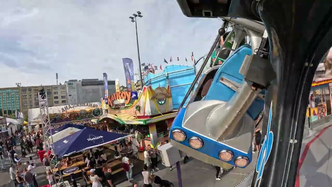 Mondlift (Zettl) - The Schueberfouer Kirmes Luxembourg 2025 - POV Onride