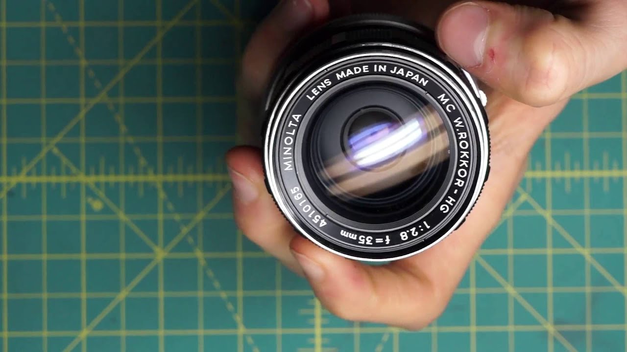 Minolta W.Rokkor-HG 35mm f2.8 (MCI) Lens Disassembly