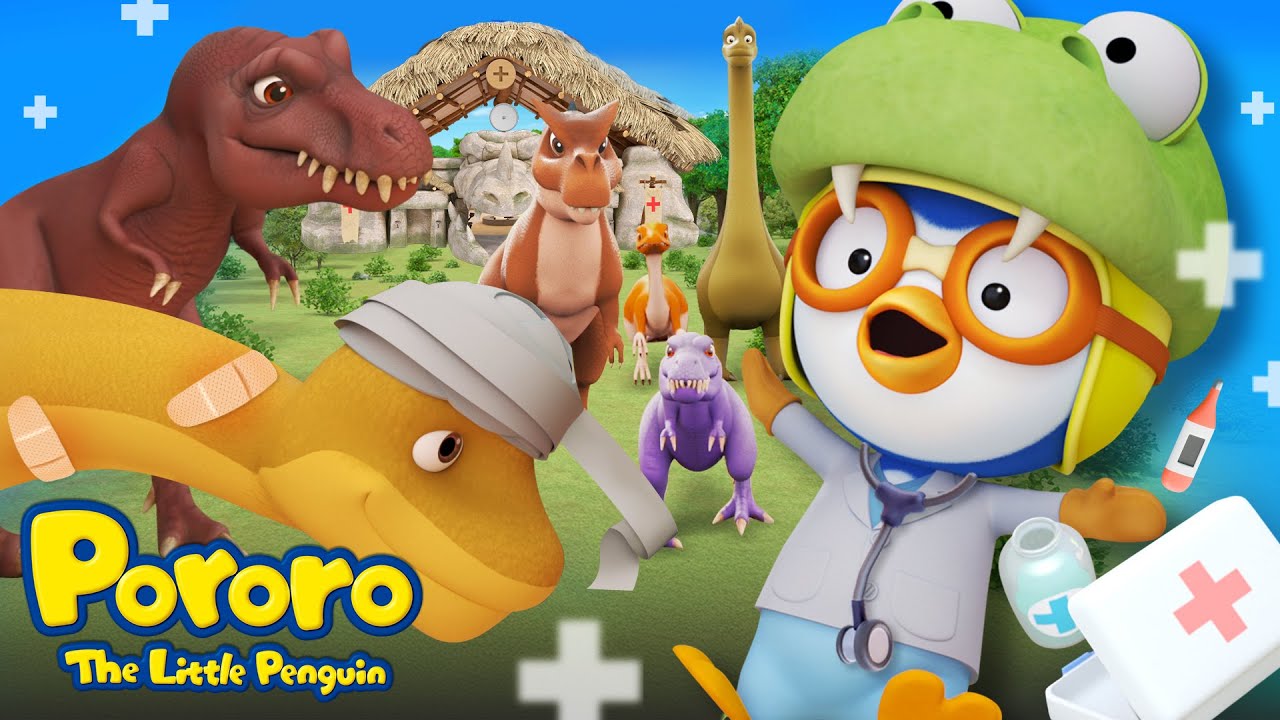 Dino Pororo Dinosaur Hospital 🩺🦖 | Full Episodes Compilation | Dinosaur Stories for Kids
