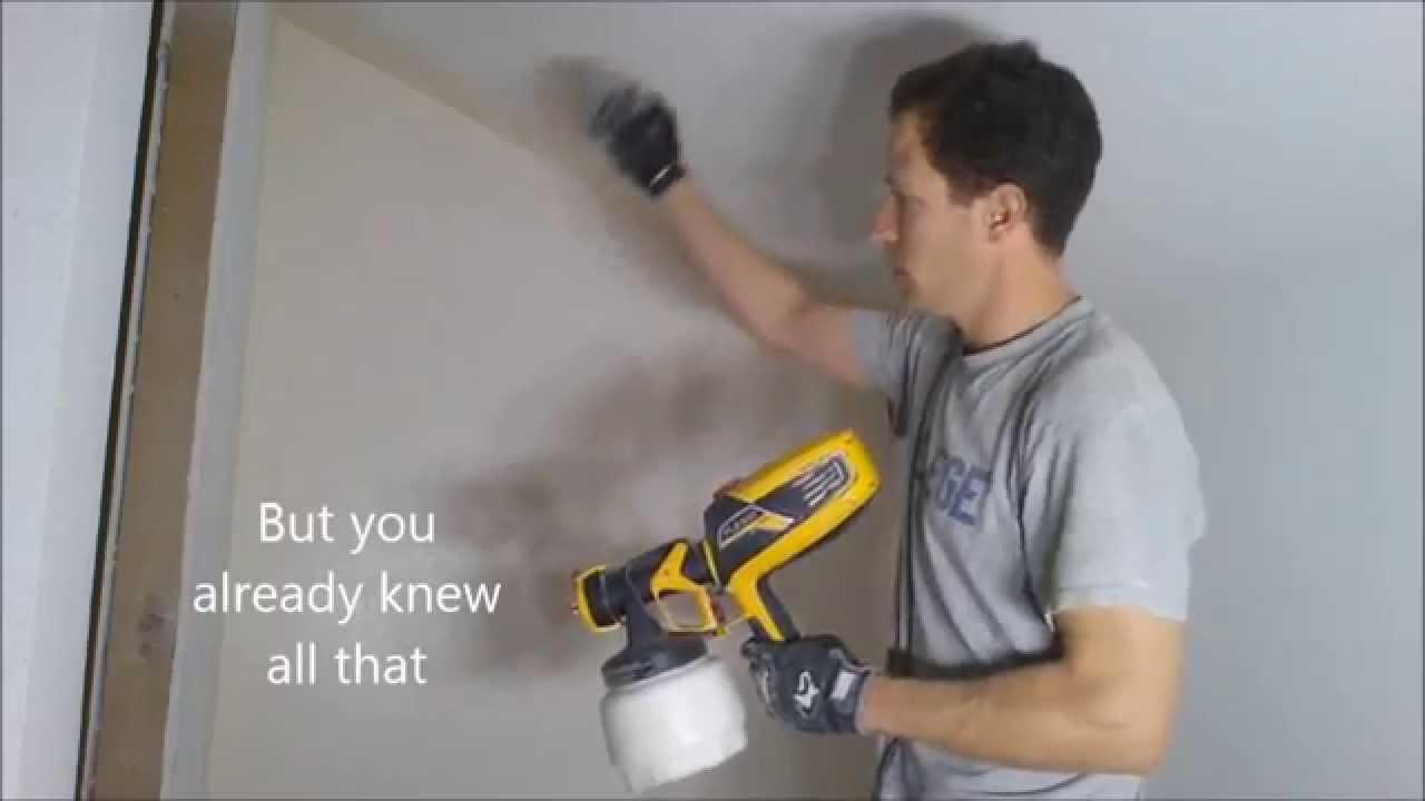 Wagner Flexio 590 Paint Sprayer demo, tips, review