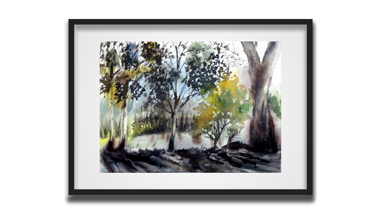 Easy & Simple Watercolor painting For Beginners - Art Tips And Tricks - Ashutosh Art Station