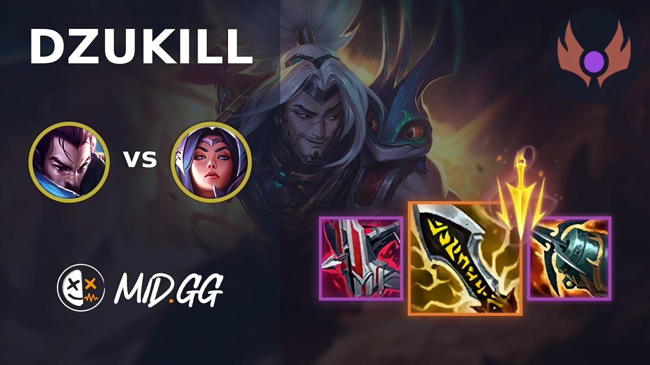 MID.GG: [ Dzukill ] Yasuo TOP vs Irelia | EUW MASTER | LOL Season 2026