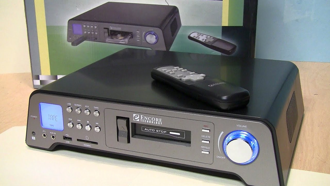 A unique modern cassette player - Encore Technology 5500 Deluxe Stereo Cassette System