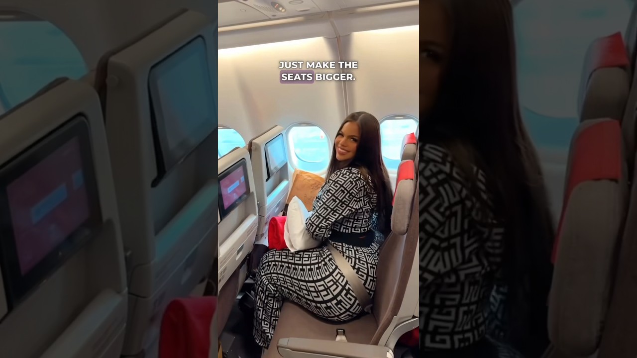 She need 2 seats in airplane 🤧 #graciebon # model #fasion #shorts #viral