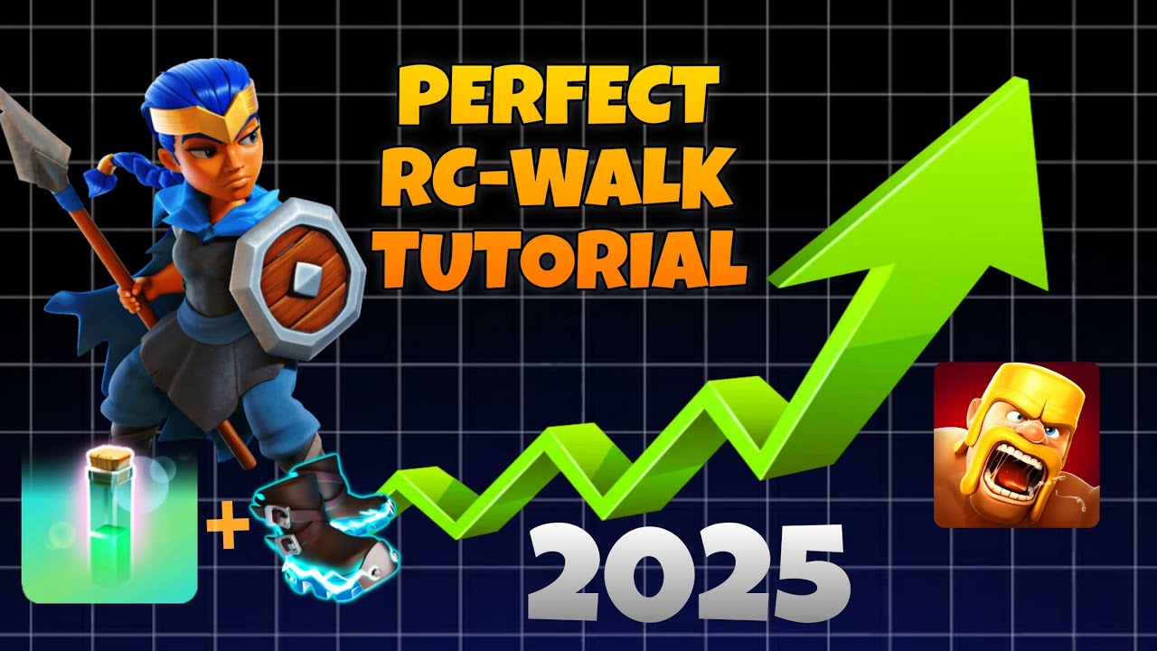 Perfect RC Walk Tutorial for Every Townhall Clash Of Clans 