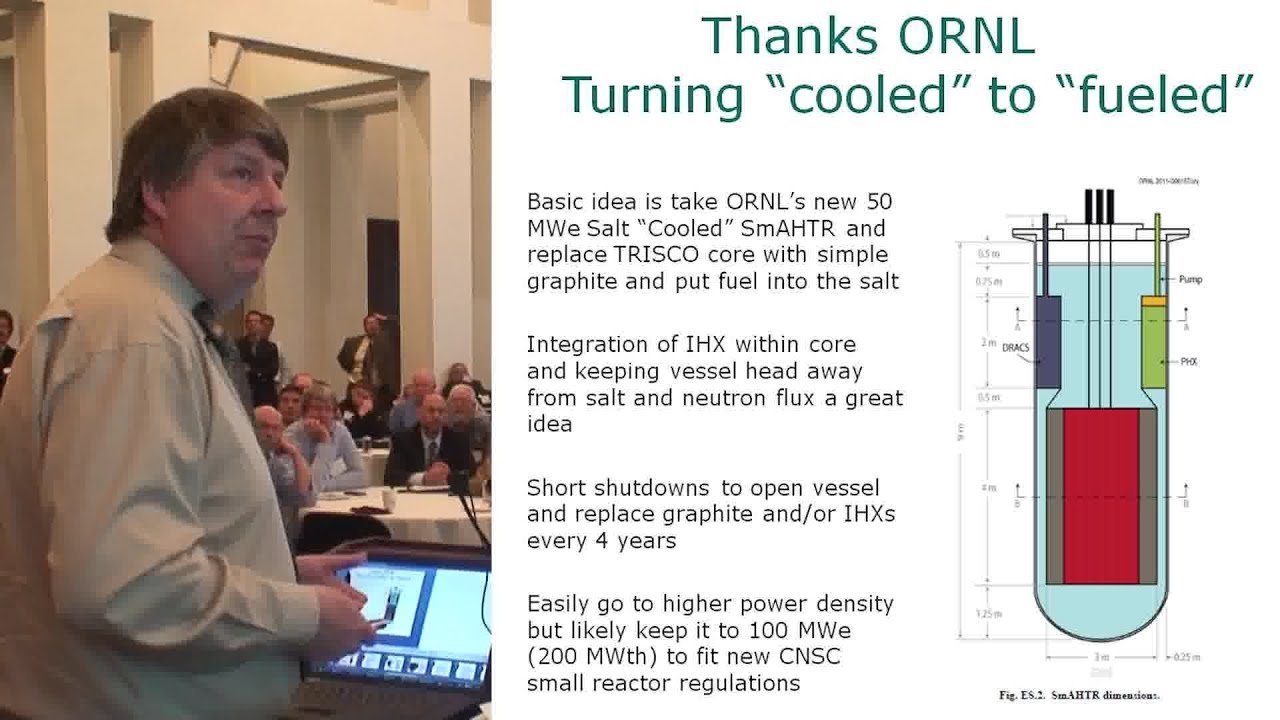 David LeBlanc - Molten Salt Reactor Designs, Options & Outlook @ TEAC4