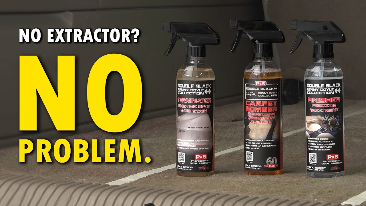 NO EXTRACTOR NEEDED! Carpet Cleaning using the P&S Interior System - (BILINGUAL English/Spanish)
