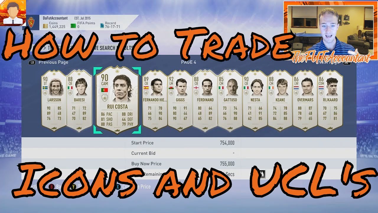 How to Trade with Icons and UCL Cards! The Most Fun Way of Trading in FIFA 19