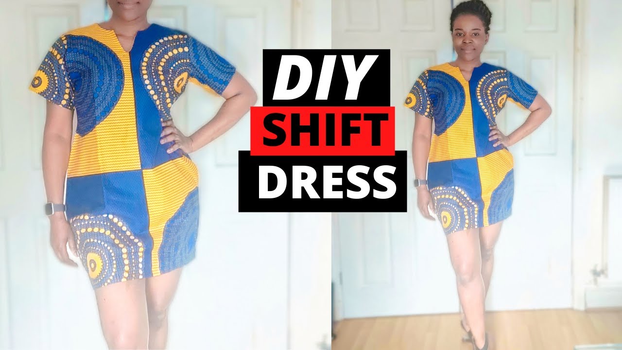 How To Cut And Sew A Shift Dress in 2021 | How To Make A Dress