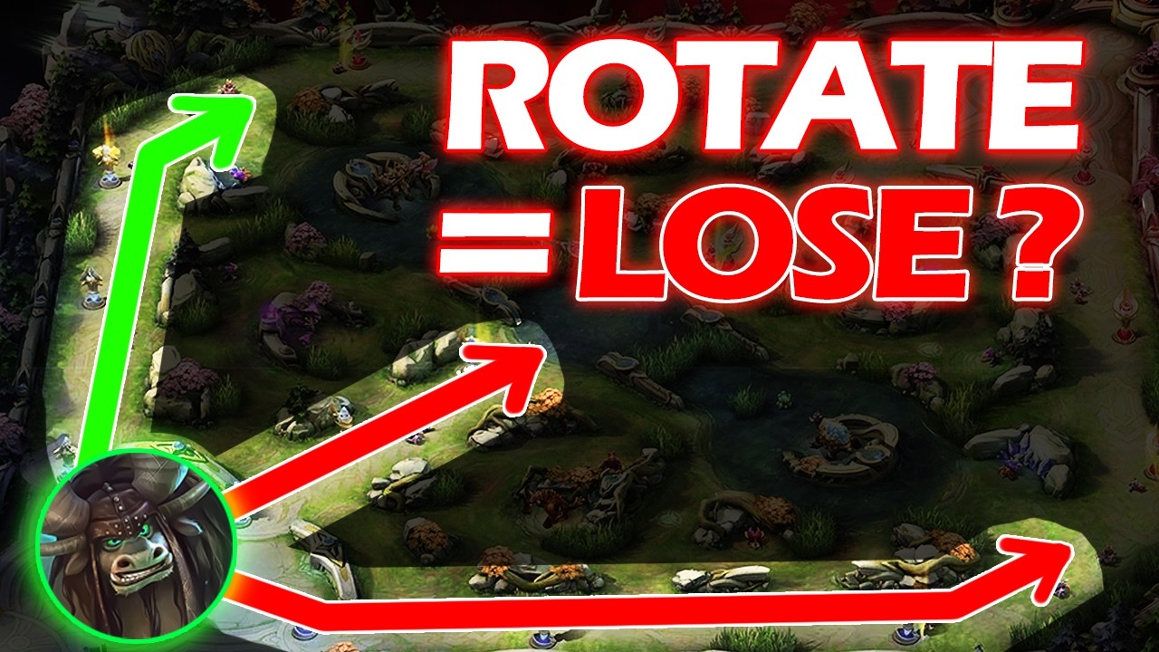 Why rotating when behind is instant lose.