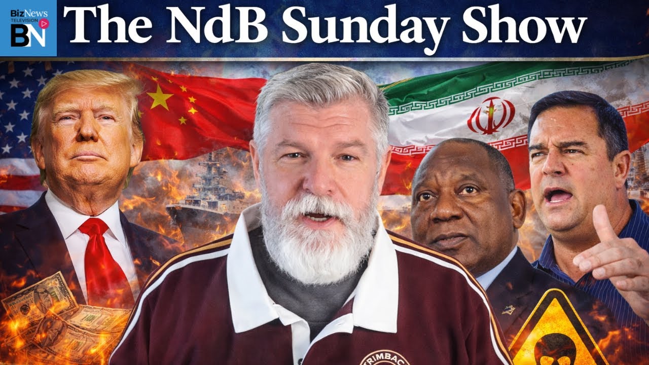 The NdB Sunday Show: SA, Iran and China; the DA “Dumpster Fire”; and the next coalition government
